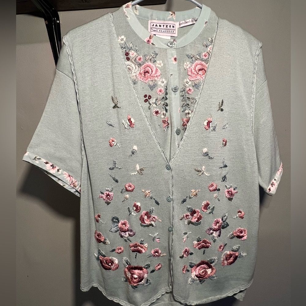 Hand Embroidered Shirt + Vest